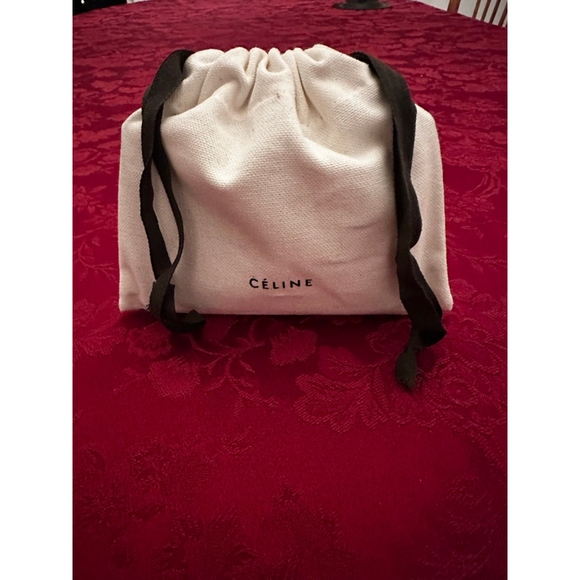 Celine Yellow & Brown Leather & Suede Compact Wallet - Picture 12 of 12